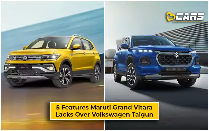5 Features Volkswagen Taigun Gets But Maruti Suzuki Grand Vitara Doesn’t