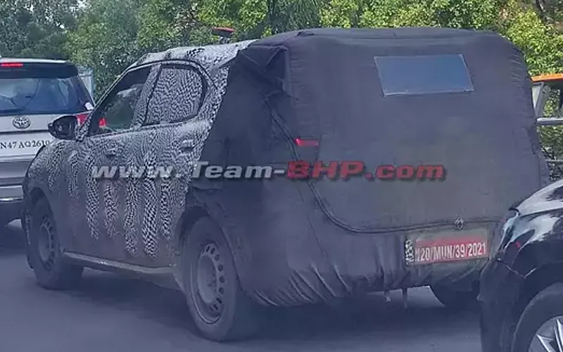 Citroen c3x interior spied ahead of launch