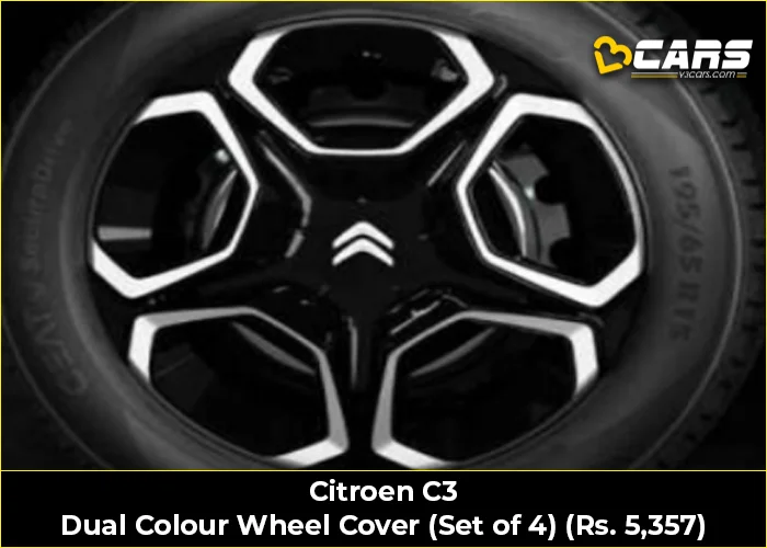 Citroen C3 Dual Colour Wheel Cover (Set of 4) (Rs. 5,357)