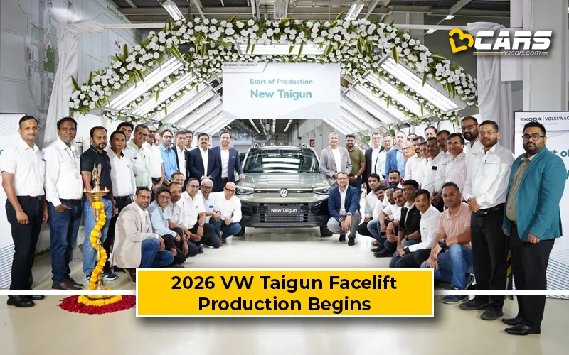 2026 Volkswagen Taigun Facelift Revealed, Production Begins