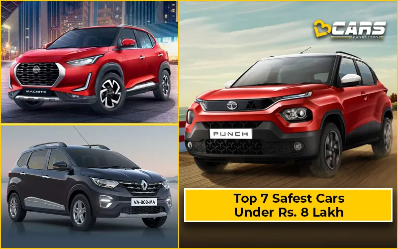 Safest Cars Under Rs. 8 Lakh