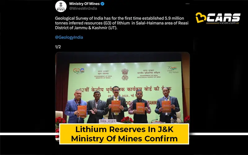 Big Lithium Reserves Discovered In Jammu & Kashmir