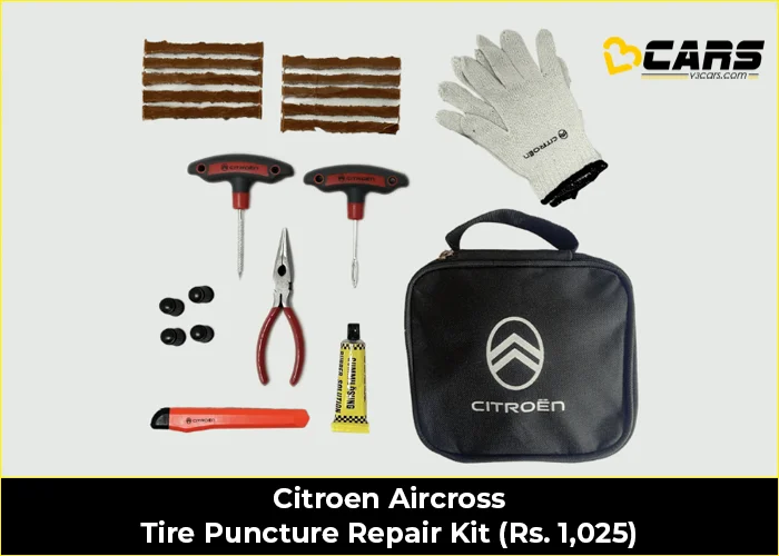 Citroen Aircross Tire Puncture Repair Kit (Rs. 1,025)