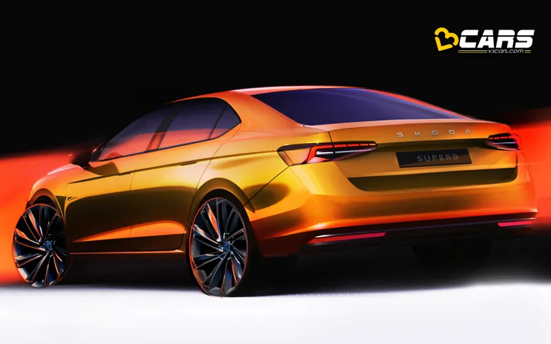 Skoda superb sketches revealed ahead of november 2 unveil
