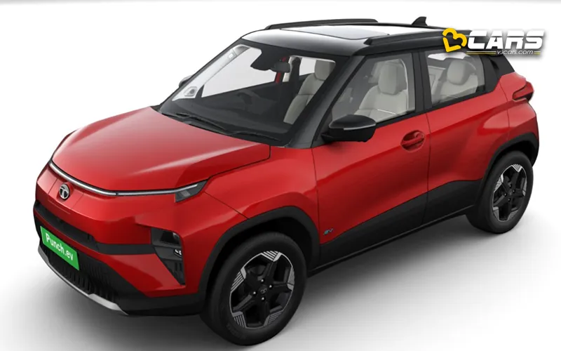 2024 tata punch ev colour options variant wise