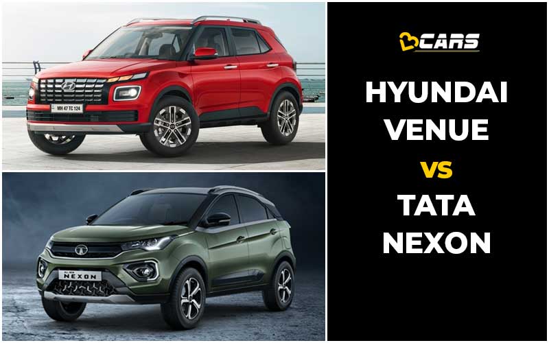 Hyundai Venue Vs Tata Nexon Price, Engine Specs, Dimensions Comparison