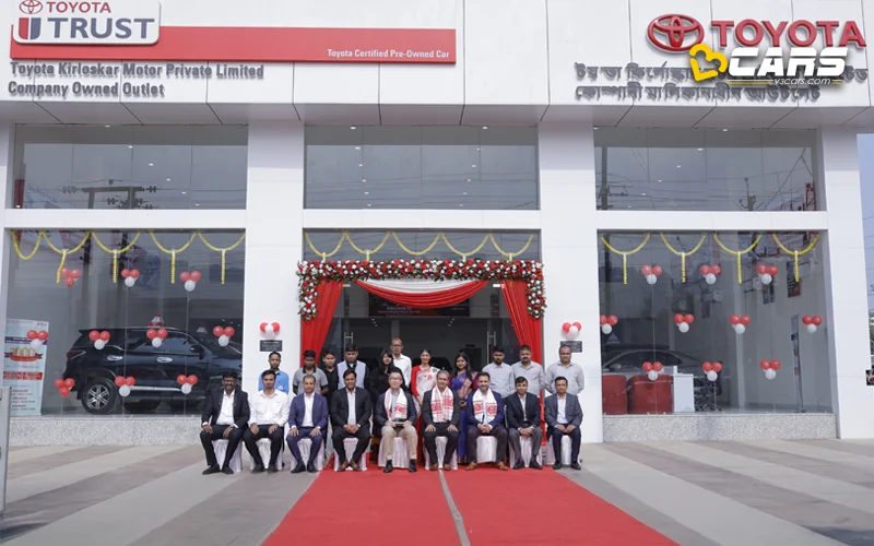 toyota open first company owned used car outlet in guwahati