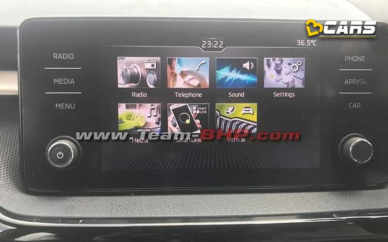 Skoda new 8 inch touchscreen infotainment