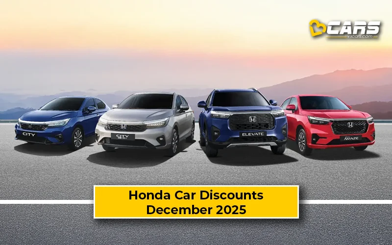 December 2025: Honda Car Offers On Amaze, City, Elevate