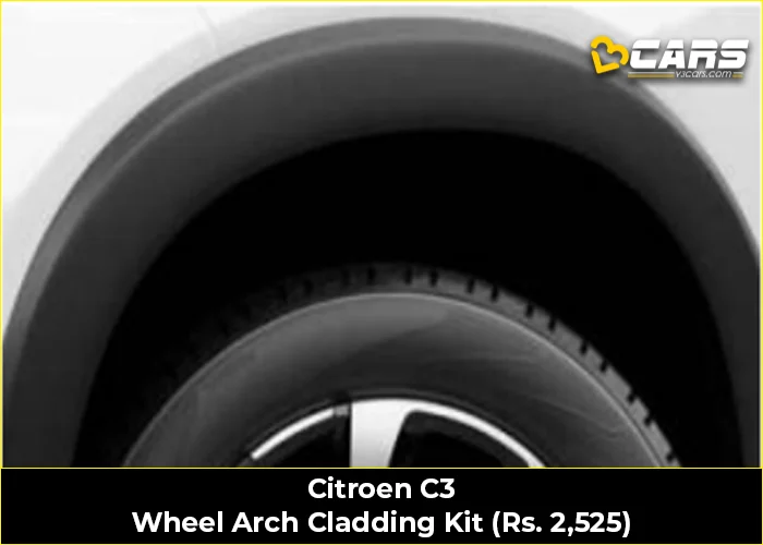 Citroen C3 Wheel Arch Cladding Kit (Rs. 2,525)
