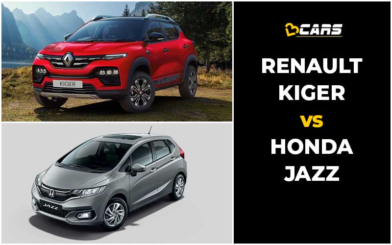 Renault Kiger Vs Honda Jazz Price, Engine Specs, Dimensions Comparison
