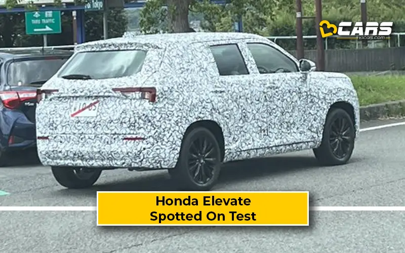 2023 Honda Elevate Spotted On Test In Japan In Production-Ready Form
