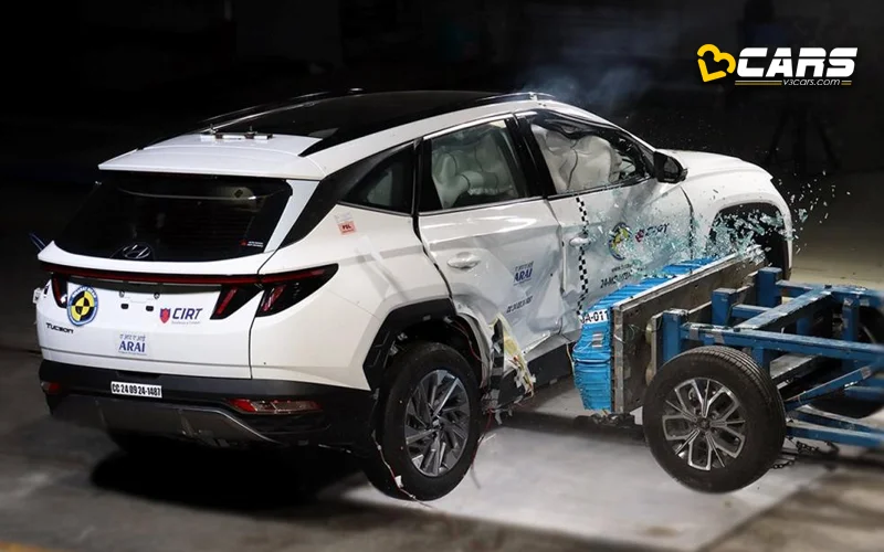 Hyundai tucson awarded 5 star safety rating from bharat ncap