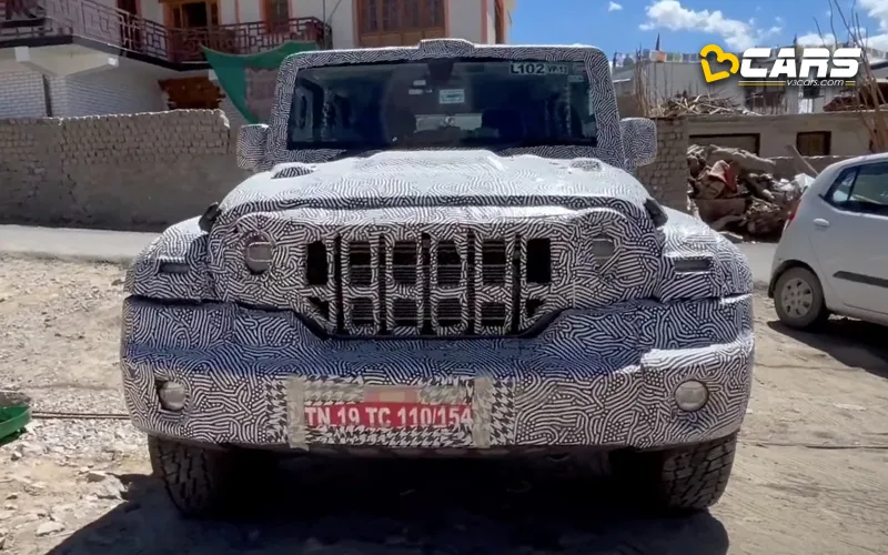 2024 mahindra thar 5 door spied new details emerge