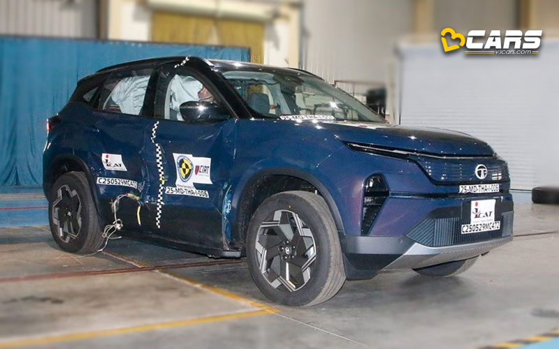 2025 tata harrier ev achieves 5 star bharat ncap rating