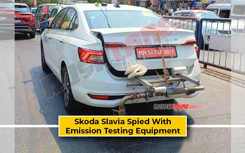 Skoda Slavia Spied With Emission Testing Equipment – CNG Option Coming Soon?