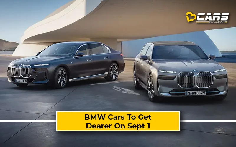 BMW India Announce Price Hike Effective 1 September, 2025 (Press Release)