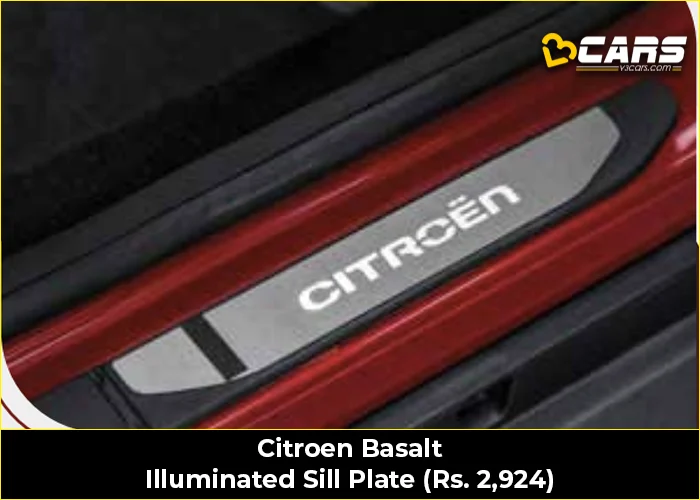 Citroen Basalt Illuminated Sill Plate (Rs. 2,924)