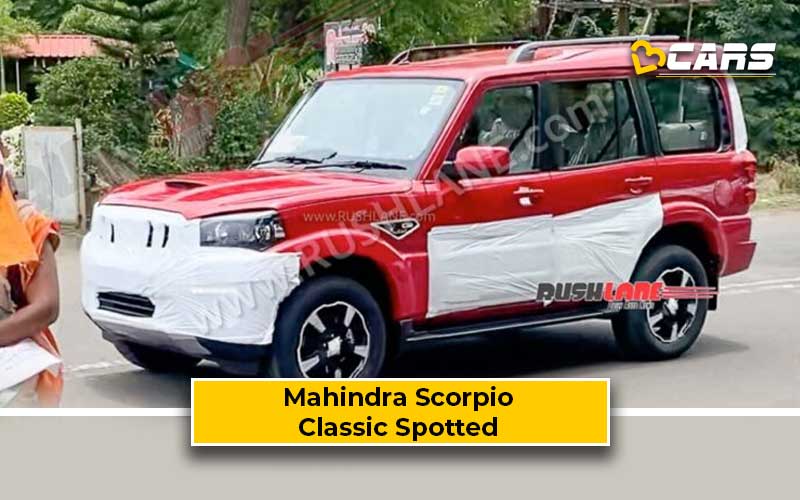 2022 Mahindra Scorpio Classic Spied With New Alloys And Grille — Launch Soon