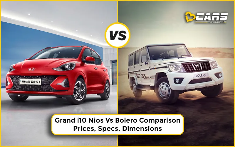 Grand i10 Nios Vs Bolero