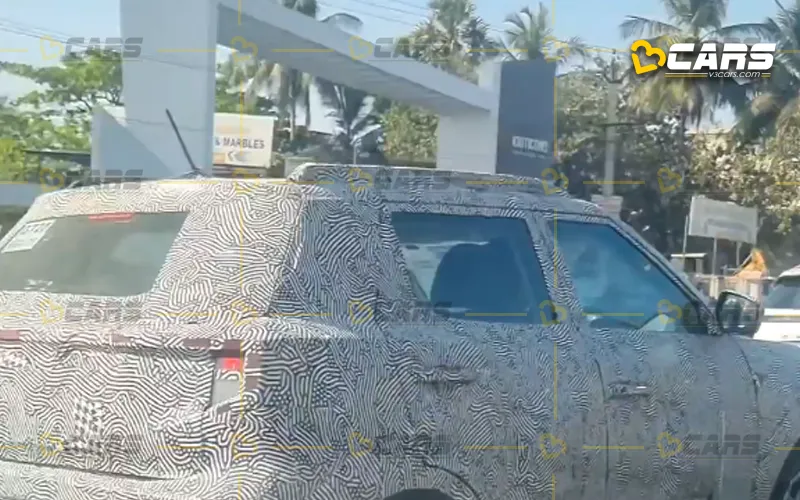 Mahindra xuv300 facelift spied looks production ready