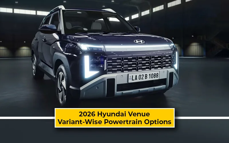 2026 Hyundai Venue – Variant-Wise Powertrain Options