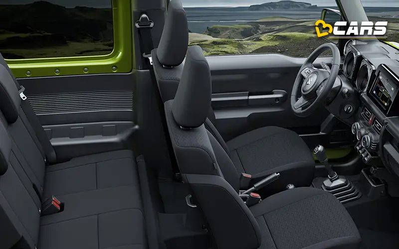 Maruti suzuki jimny 5 door vs 3 door dimension differences