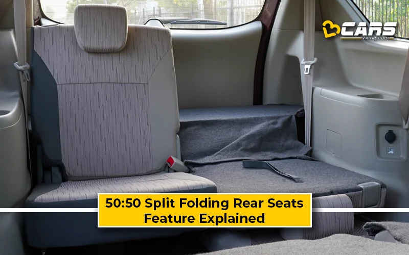 50:50 Split Folding Rear Seats - Feature, Working Explained