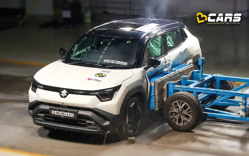 Maruti Suzuki e Vitara Side Impact Crash Test