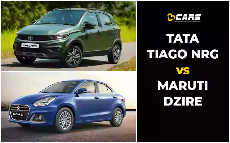 Tiago NRG Vs Dzire