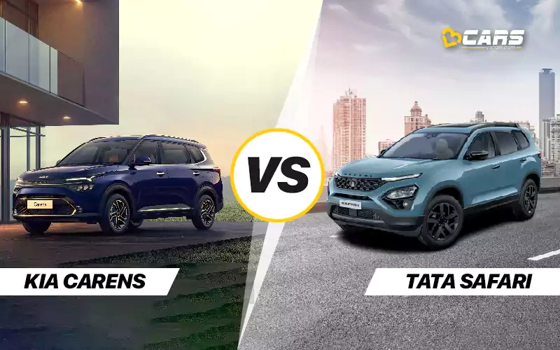 Kia Carens vs Tata Safari