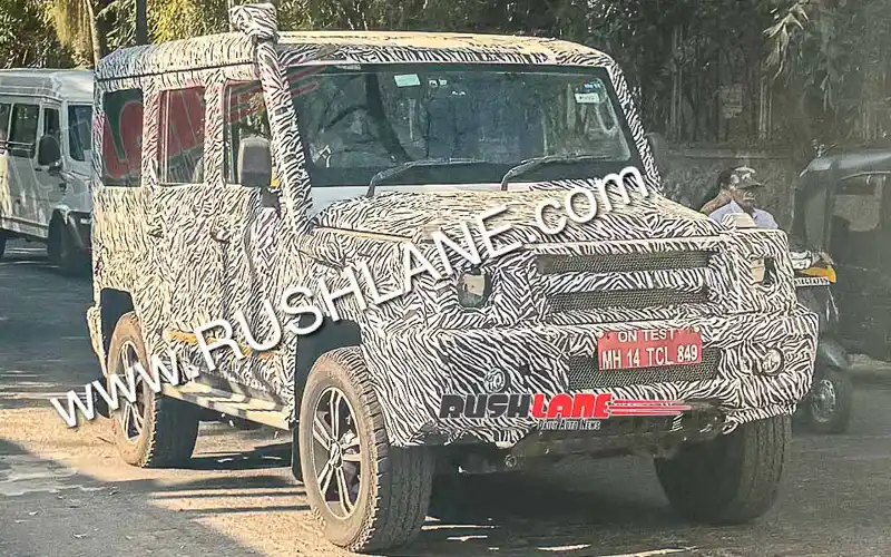 Force gurkha 5 door spotted testing