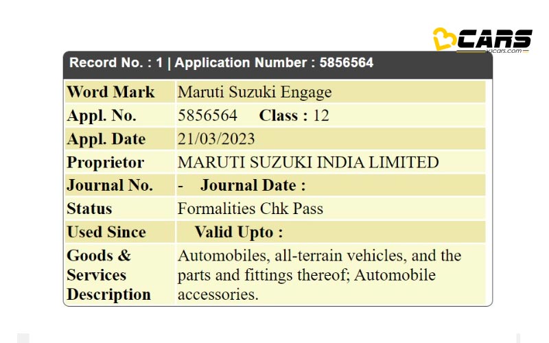Innova based upcoming maruti suzuki 3 row suv likely to be called engage