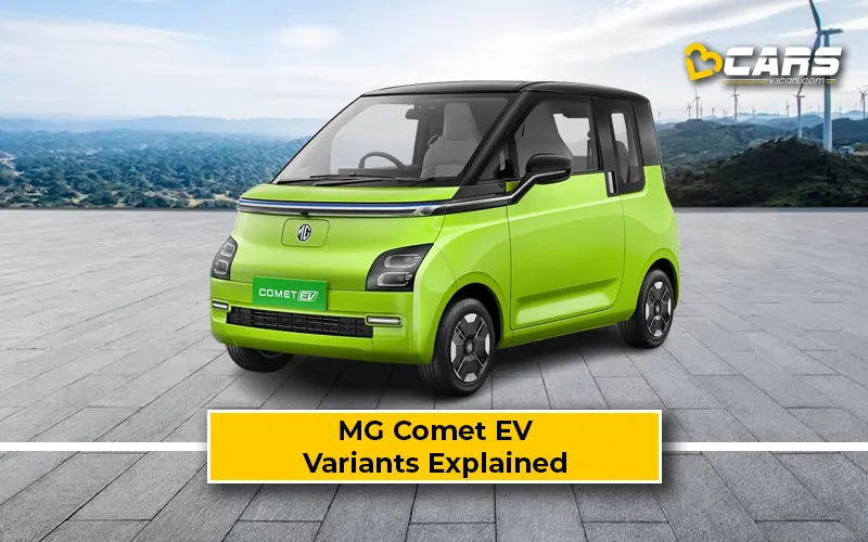 MG Comet EV Variants Explained