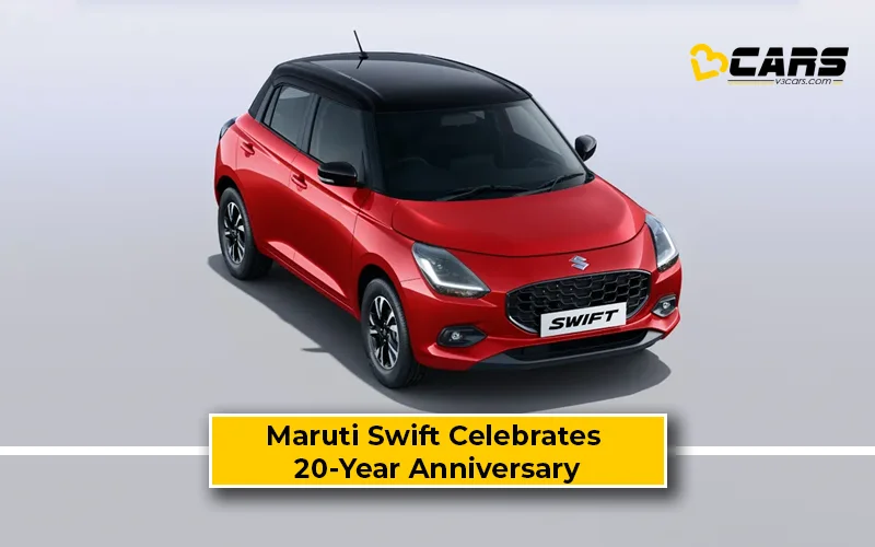 Maruti Suzuki Swift Celebrates 20 Years In India – Over 3 Million Units Sold