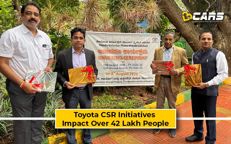 Toyota Kirloskar Unveil FY24-25 CSR Report, Impacts 42 Lakh Lives