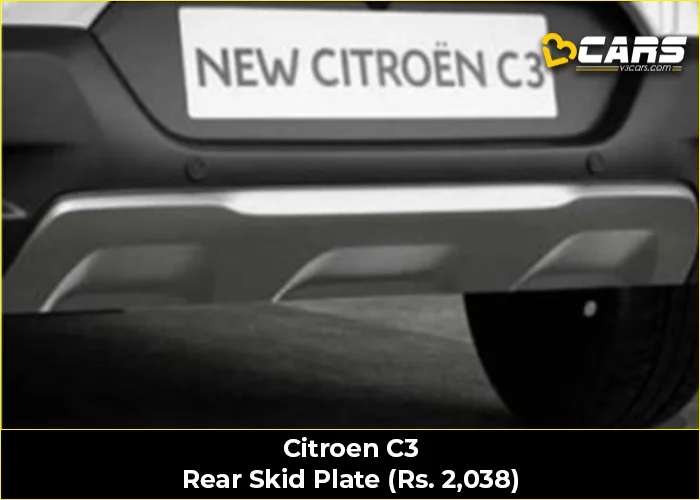 Citroen C3 Rear Skid Plate (Rs. 2,038)