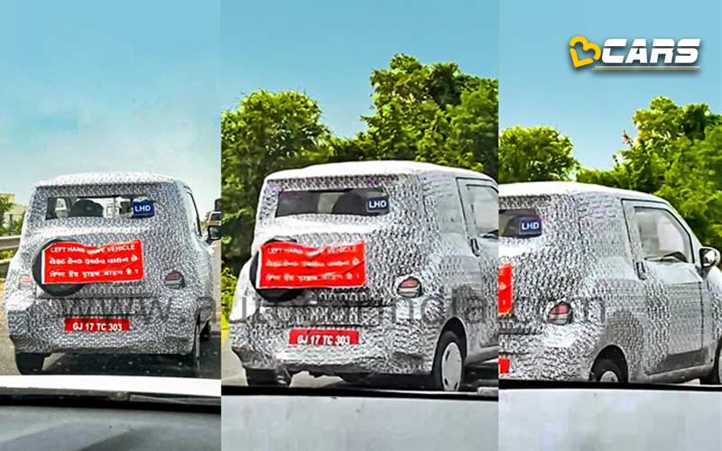 Mg e230 compact ev spied testing in india
