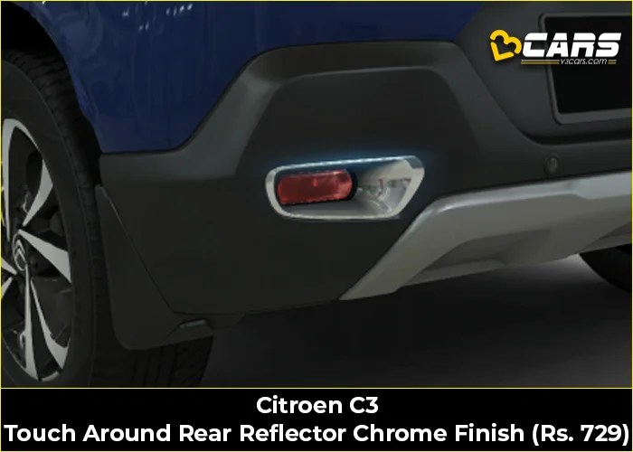 Citroen C3 Touch Around Rear Reflector Chrome Finish (Rs. 729)