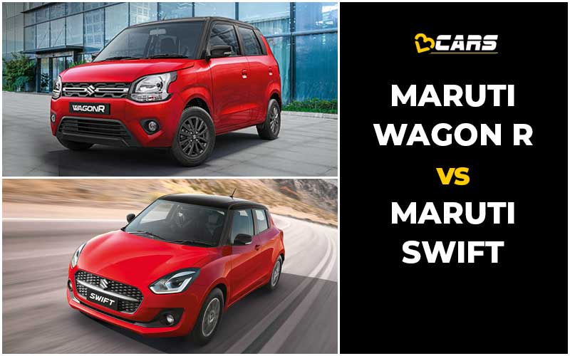 Maruti Suzuki WagonR Vs Maruti Suzuki Swift