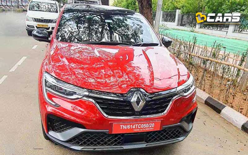 Renault arkana coupe suv spied again