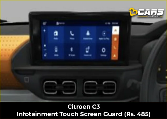 Citroen C3 Infotainment Touch Screen Guard (Rs. 485)