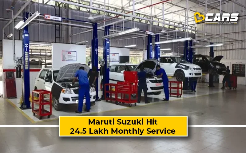 Maruti Suzuki Service Record 24.5 Lakh Vehicle In A Month