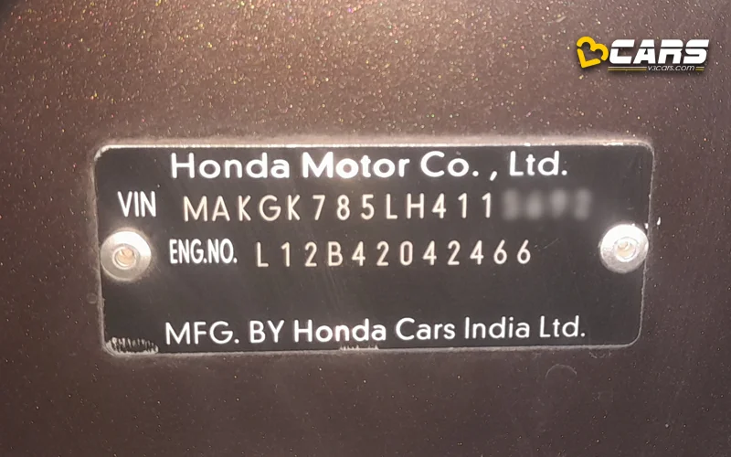 How to decode honda vin number and find manufacturing date