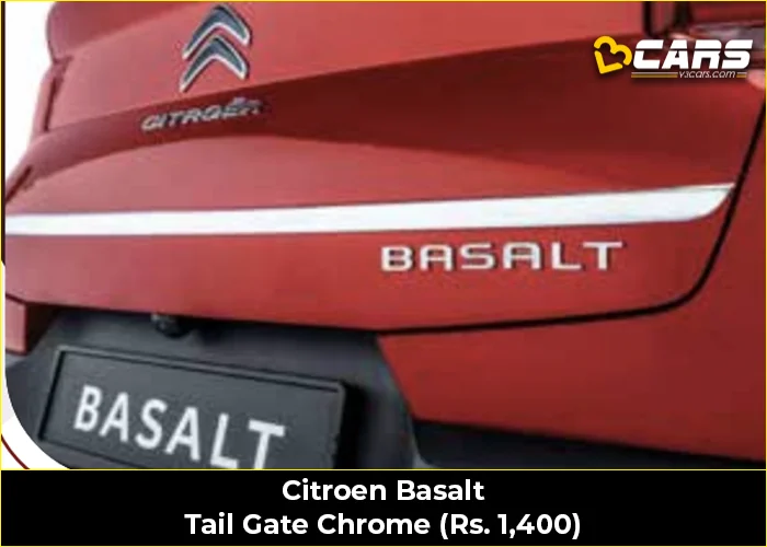 Citroen Basalt Tail Gate Chrome (Rs. 1,400)