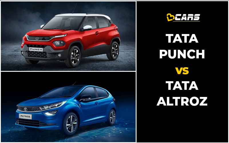 Tata Punch Vs Tata Altroz