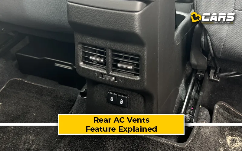 Rear AC Vents