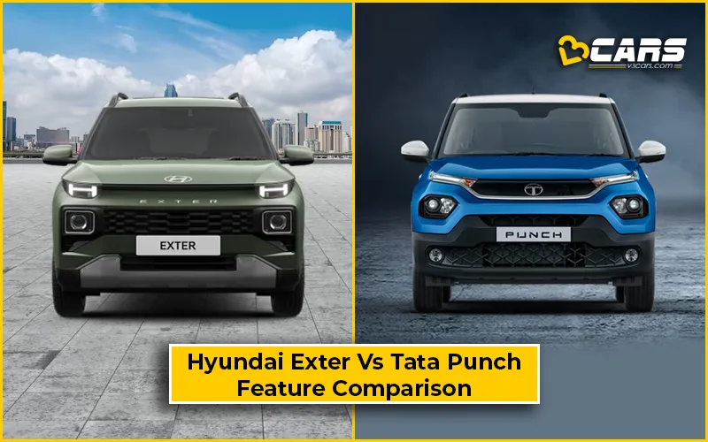 Hyundai Exter Vs Tata Punch