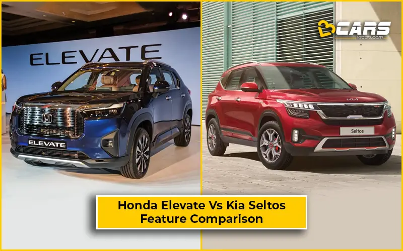 Honda Elevate Vs Kia Seltos — Common And Unique Feature Comparison