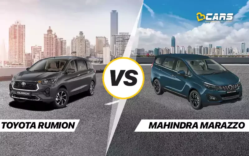 Toyota Rumion Vs Mahindra Marazzo Price, Engine Specs & Dimensions Comparison